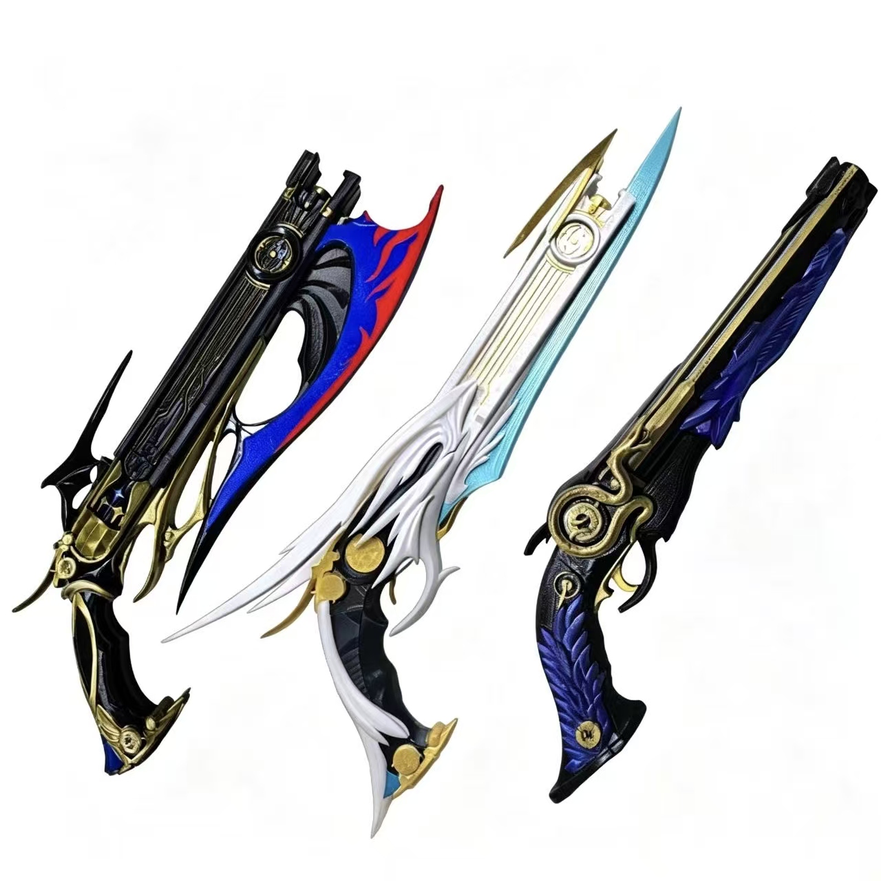 Detachable Cosplay Prop - ガルブレナ、着脱可能なコスプレ用銃、ゲーム「Wuthering Waves」の武器、アニメ、ハロウィン、クリスマスパーティー、衣装アクセサリー。