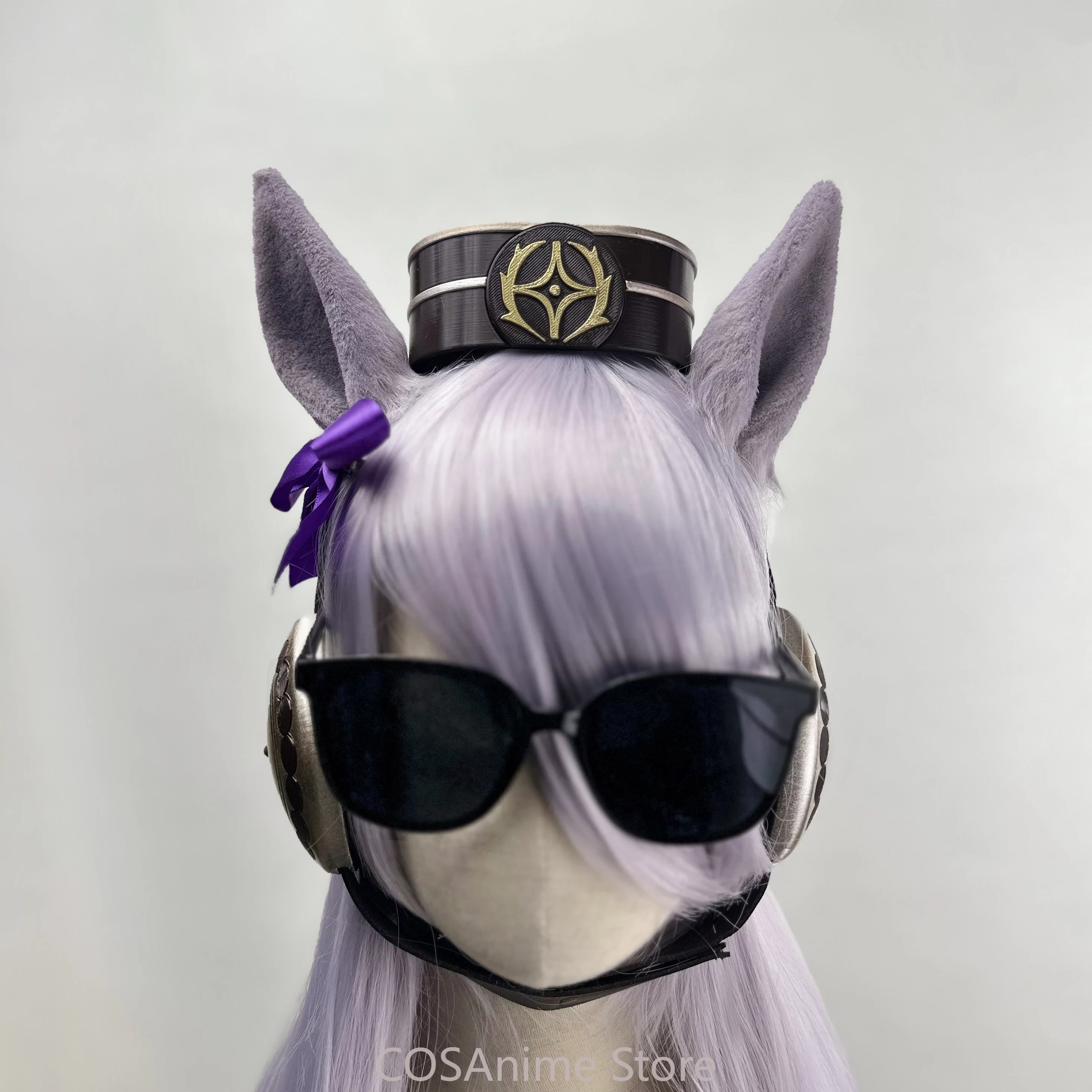Prop De Cosplay - プリティーダービーゴールドシップアニメゲームコスプレ耳動物耳コスプレ小道具帽子ヘアバンドヘアピンロールプレイハロウィンギフト