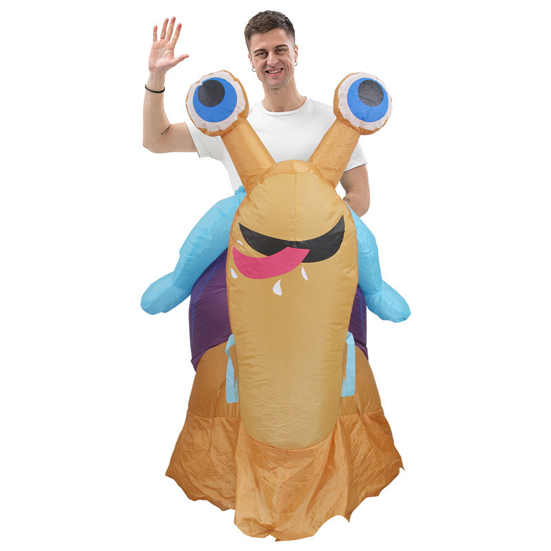 Prop For Cosplay - カタツムリの着ぐるみ、インフレータブル衣装、遊園地用、ハロウィンパーティー、コスプレ衣装、面白いパフォーマンス用小道具