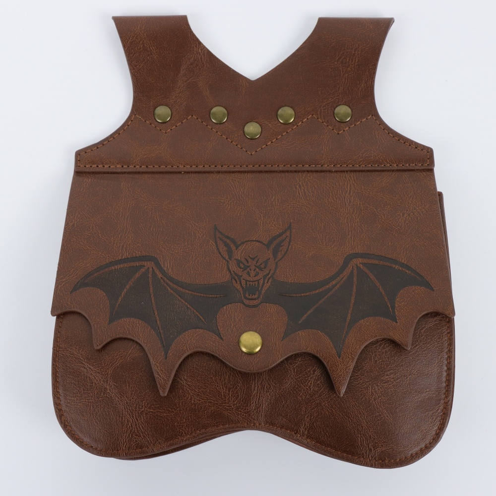 ハロウィーン風、中世風のPUレザー製ウエストバッグ。コウモリ - Prop For Cosplay のレビューと価格