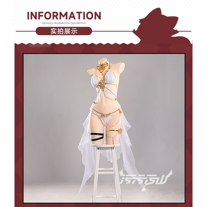 女性のセクシーなビキニ水着ドレスアクセサリー小道具ハロウィン - Prop De Cosplay のレビューと価格