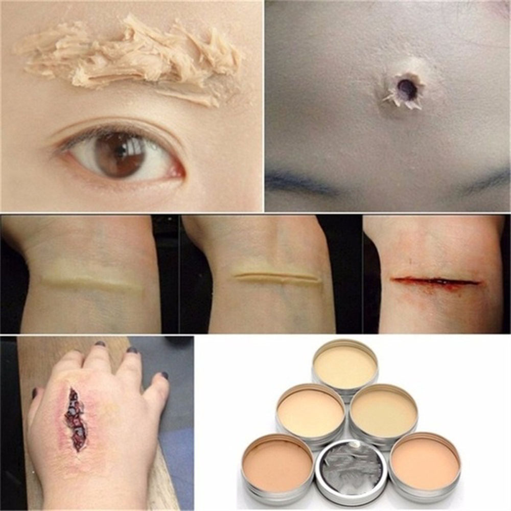 30 グラム顔ボディ偽瘢痕ワックスハロウィンコスプレパーティ - Cosplay Prop Paint のレビューと価格