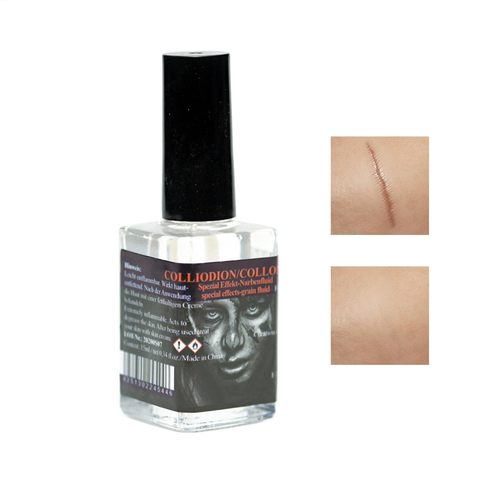 スカー液 15ml フェイスインパクトペイント ブラシ付き  - Cosplay Prop Paint のレビューと価格