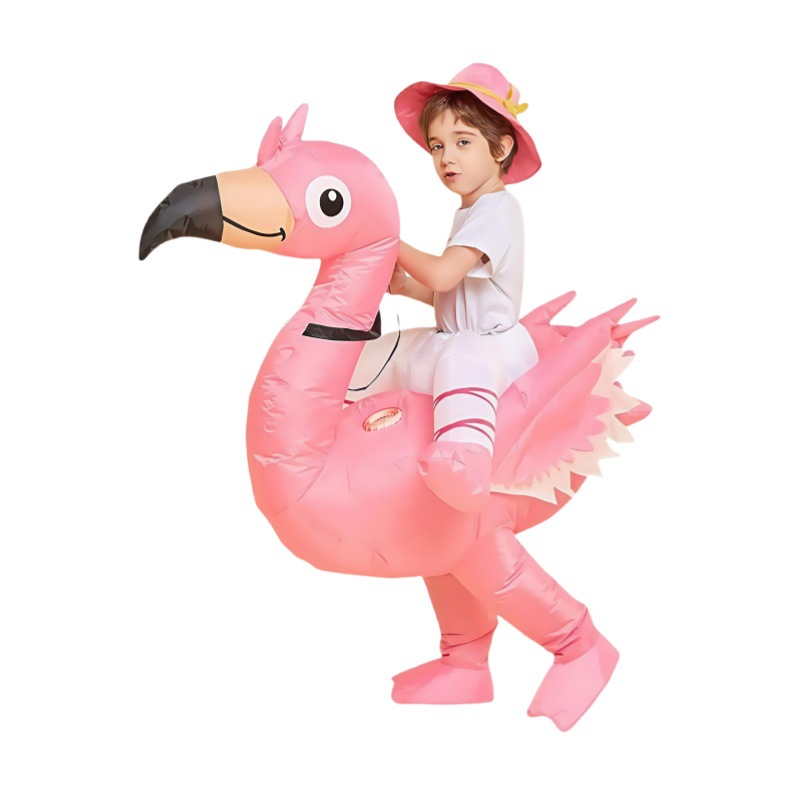 ピンクのフラミンゴの着ぐるみ、膨らませて着るコスチューム、漫 - Prop For Cosplay のレビューと価格