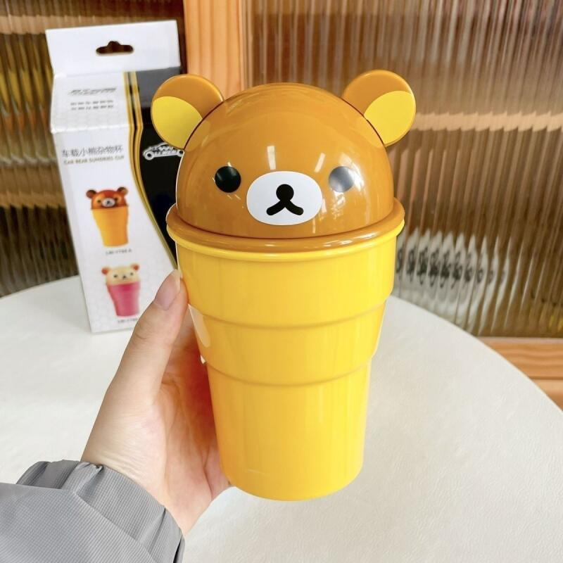 リラックマ カップ型フリップカバー デスクトップゴミ箱 収納 - Cosplay Fire Prop のレビューと価格