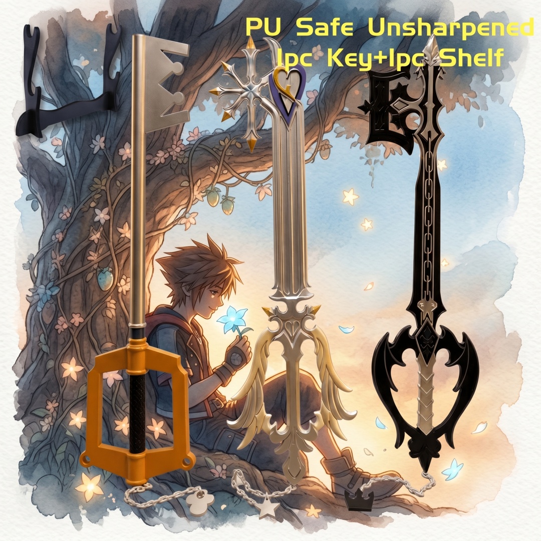 34インチ キングダムハーツ ソラ キーブレード アニメコス - Keyblade Cosplay Prop のレビューと価格