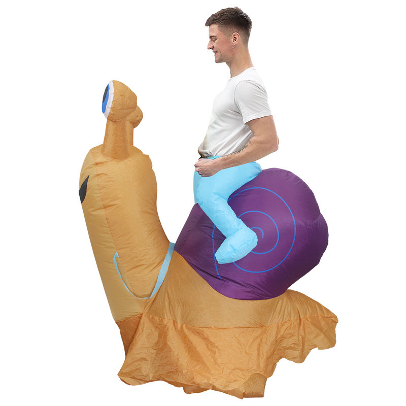 カタツムリの着ぐるみ、インフレータブル衣装、遊園地用、ハロウ - Prop For Cosplay のレビューと価格