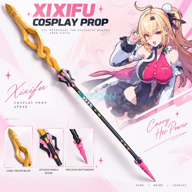 アニメ『ゼンレスゾーン・ゼロ』のシシアのコスプレ用小道具。取 - Detachable Cosplay Prop のレビューと価格